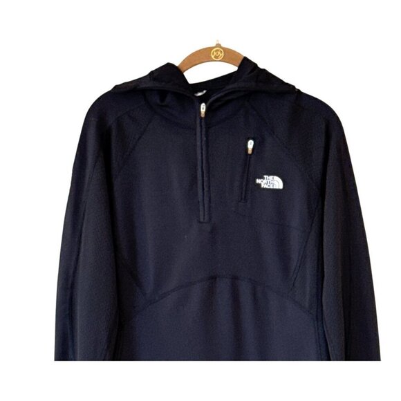 The North Face Women's Flash Dry Hoodie Jacket Black Long Sleeve Zip Size Small - Picture 3 of 7